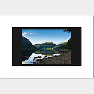 View on beautiful Loch Katrine, Scotland Posters and Art